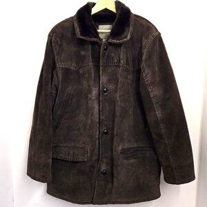 Pacific Trail Outdoor Wear Suede Leather Jacket- Size L, brown